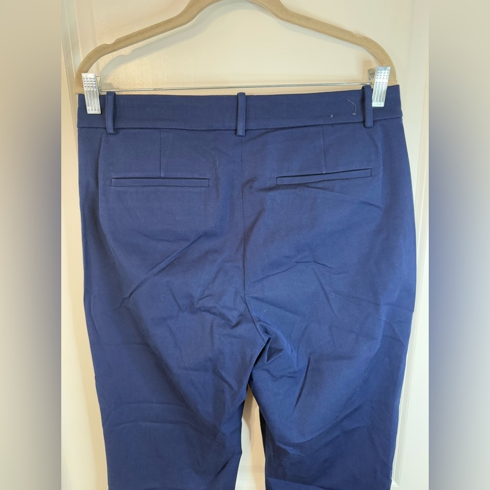 J. Crew Women’s Navy Kallie Straight Leg Pants - Size 10 - Picture 4 of 7